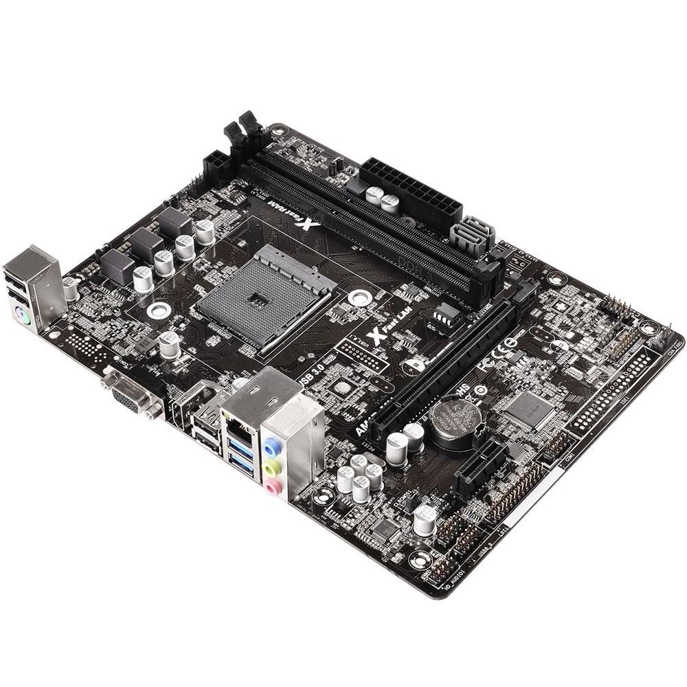 Placa-Mãe ASRock AM1B-MH, AMD AM1, mATX, DDR3, Preto Placa-Mãe ASRock AM1B-MH, AMD AM1, mATX, DDR3, Preto