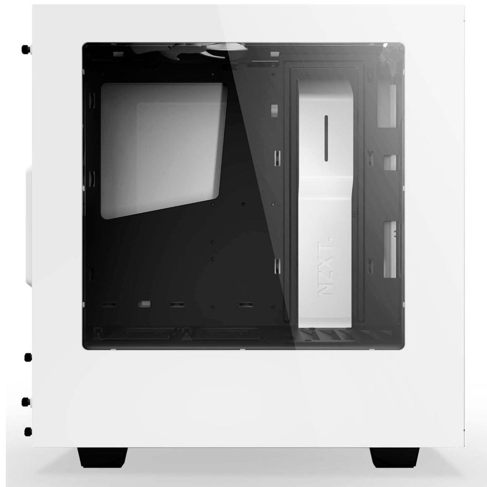 Gabinete NZXT Mid-Tower S340 Branco Lateral em Acrílico CA-S340W-W1 Gabinete NZXT Mid-Tower S340 Branco Lateral em Acrílico CA-S340W-W1