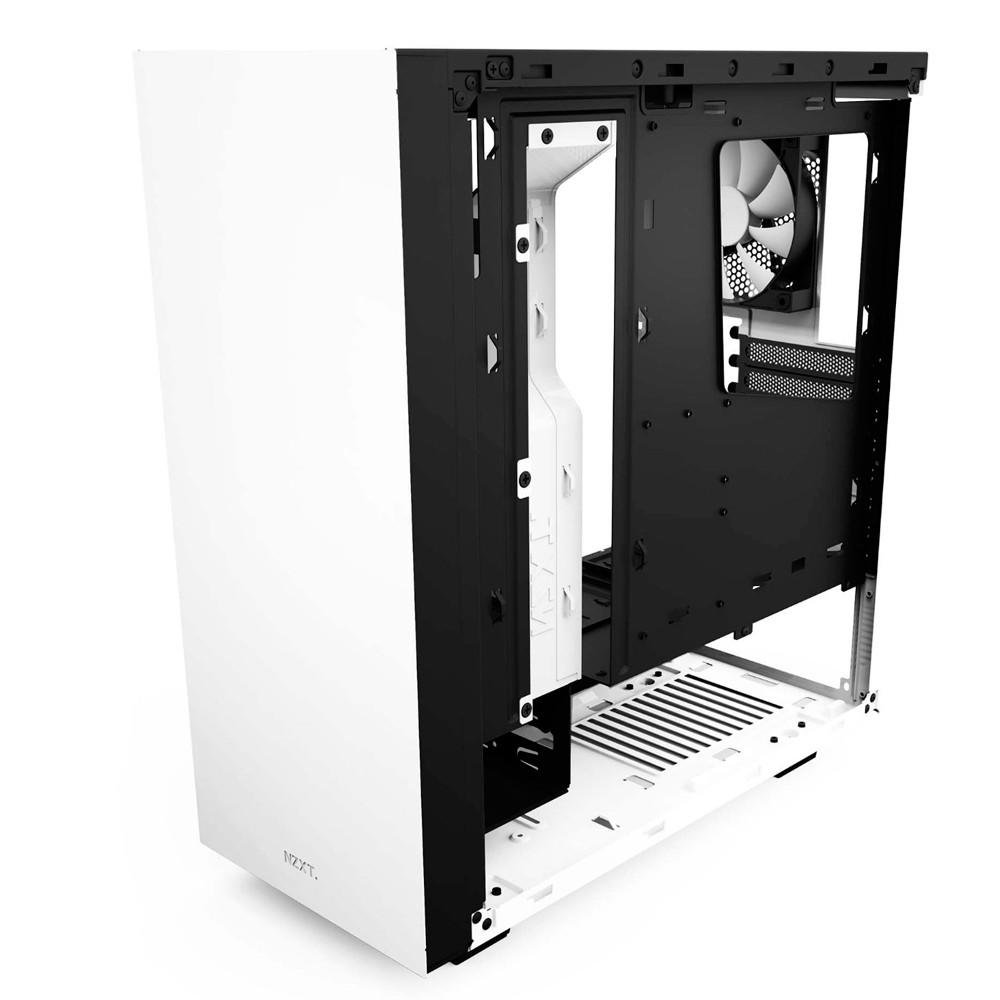 Gabinete NZXT Mid-Tower S340 Branco Lateral em Acrílico CA-S340W-W1 Gabinete NZXT Mid-Tower S340 Branco Lateral em Acrílico CA-S340W-W1