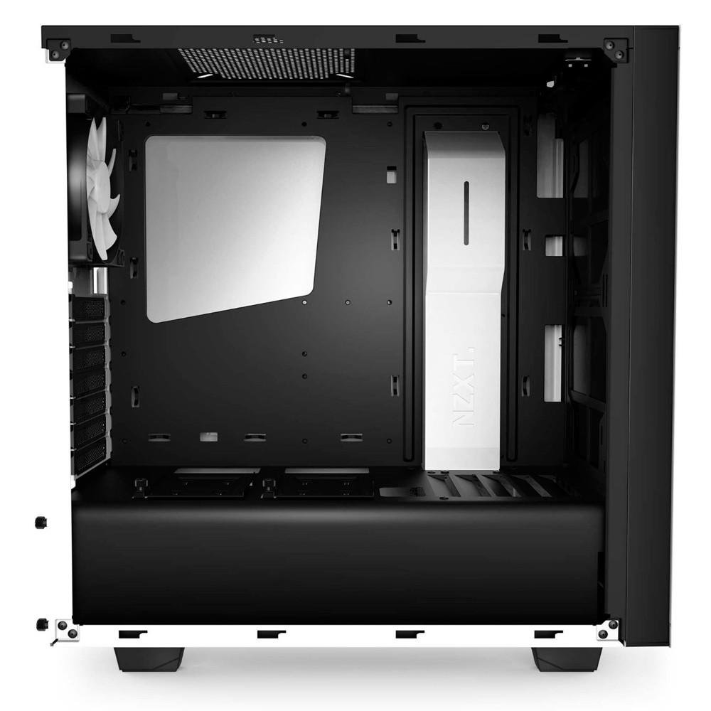 Gabinete NZXT Mid-Tower S340 Branco Lateral em Acrílico CA-S340W-W1 Gabinete NZXT Mid-Tower S340 Branco Lateral em Acrílico CA-S340W-W1