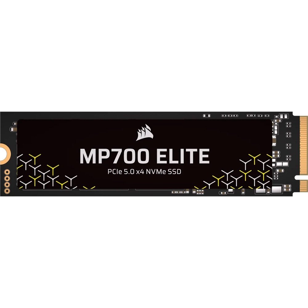 SSD Corsair MP700 ELITE 1TB, NVMe PCIe M.2, Leitura até 10.000MB/s, Preto - CSSD-F1000GBMP700ENH SSD Corsair MP700 ELITE 1TB, NVMe PCIe M.2, Leitura até 10.000MB/s, Preto - CSSD-F1000GBMP700ENH