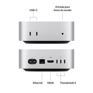 Mac mini Apple Chip M4, 24GB, SSD 512GB | KaBuM!