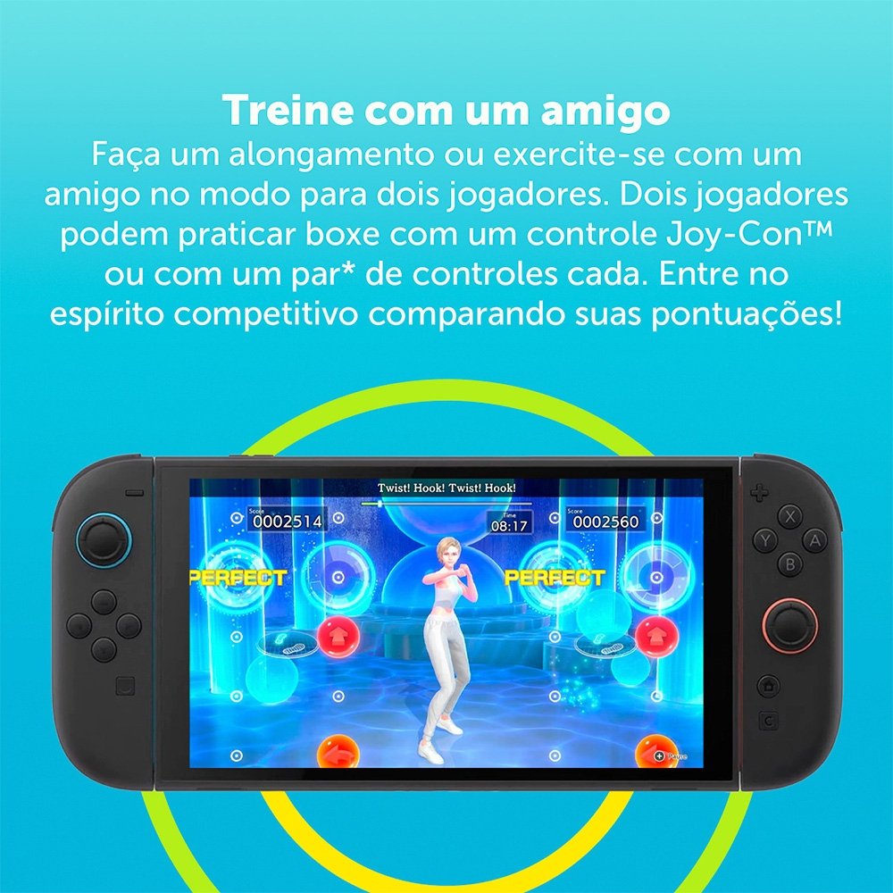 Jogo FITNESS BOXING 3: Your Personal Trainer, Nintendo Switch - NT000018NSW Jogo FITNESS BOXING 3: Your Personal Trainer, Nintendo Switch - NT000018NSW