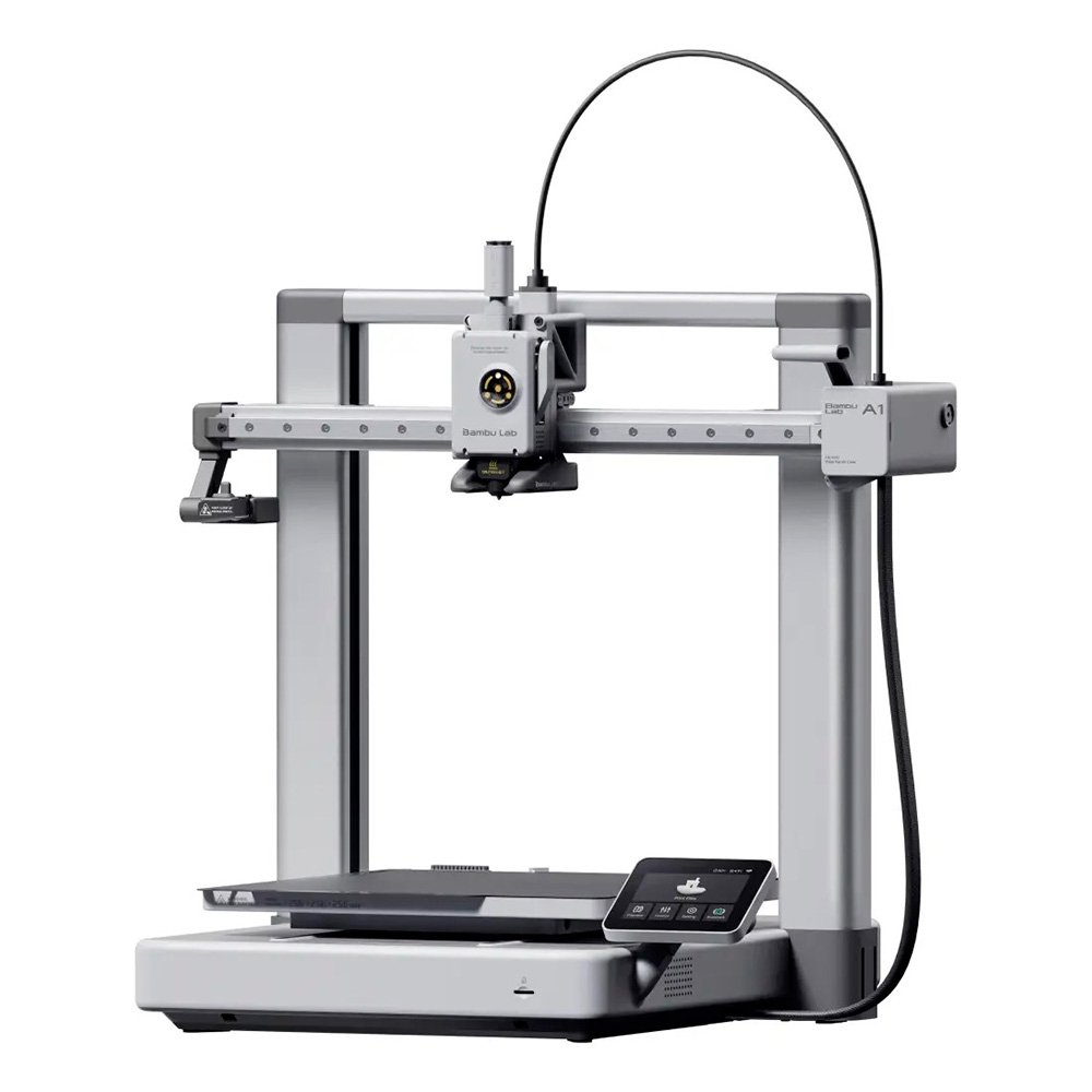Impressora 3D Bambu Lab A1 com AMS Lite, Velocidade de Impressão 500mm/s, Wi-Fi, Bambu-Bus, Bivolt - PF002-A+SA005-BRA Impressora 3D Bambu Lab A1 com AMS Lite, Velocidade de Impressão 500mm/s, Wi-Fi, Bambu-Bus, Bivolt - PF002-A+SA005-BRA