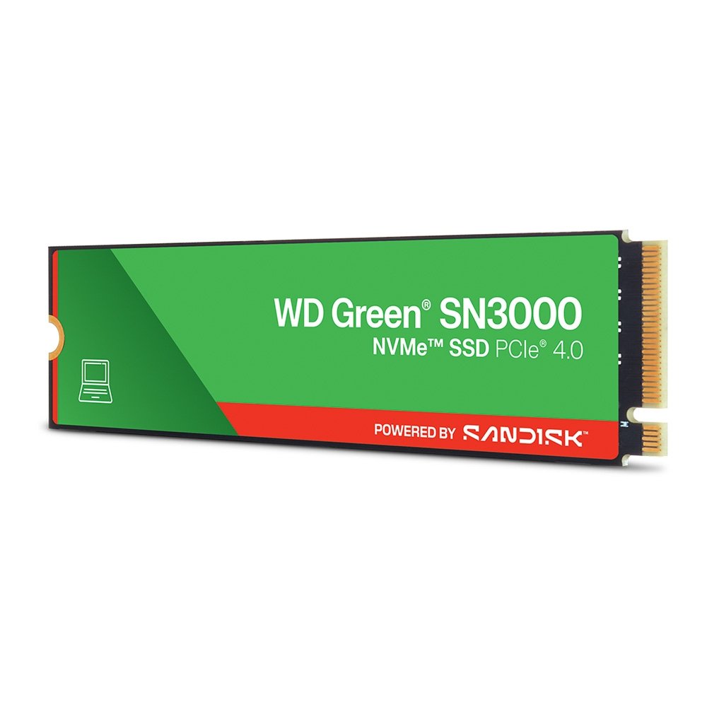 SSD SanDisk SN3000, 1 TB, M.2 2280, PCIe, NVMe, Leitura 5000 MB/s, Gravação 4200 MB/s - WDS100T4G0E