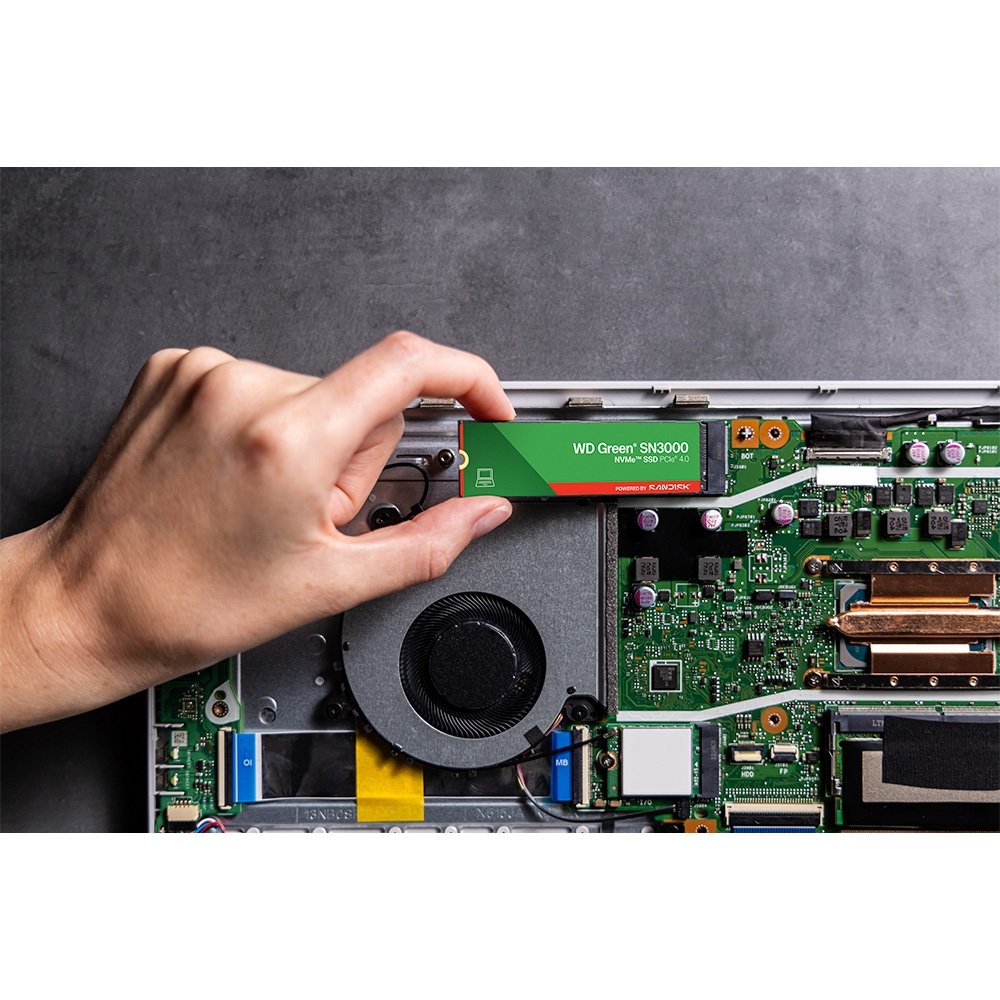 SSD SanDisk SN3000, 1 TB, M.2 2280, PCIe, NVMe, Leitura 5000 MB/s, Gravação 4200 MB/s - WDS100T4G0E