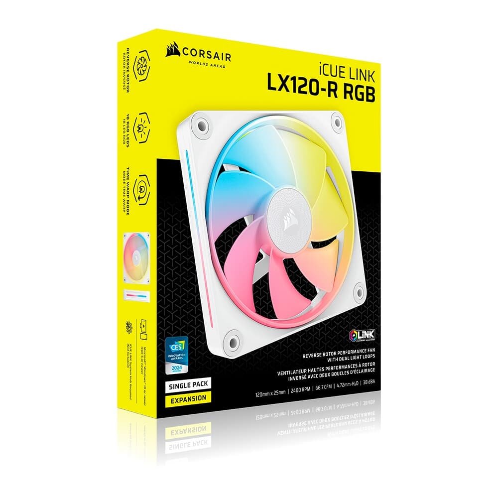 CORSAIR LX120-R RGB 120mm | KaBuM!