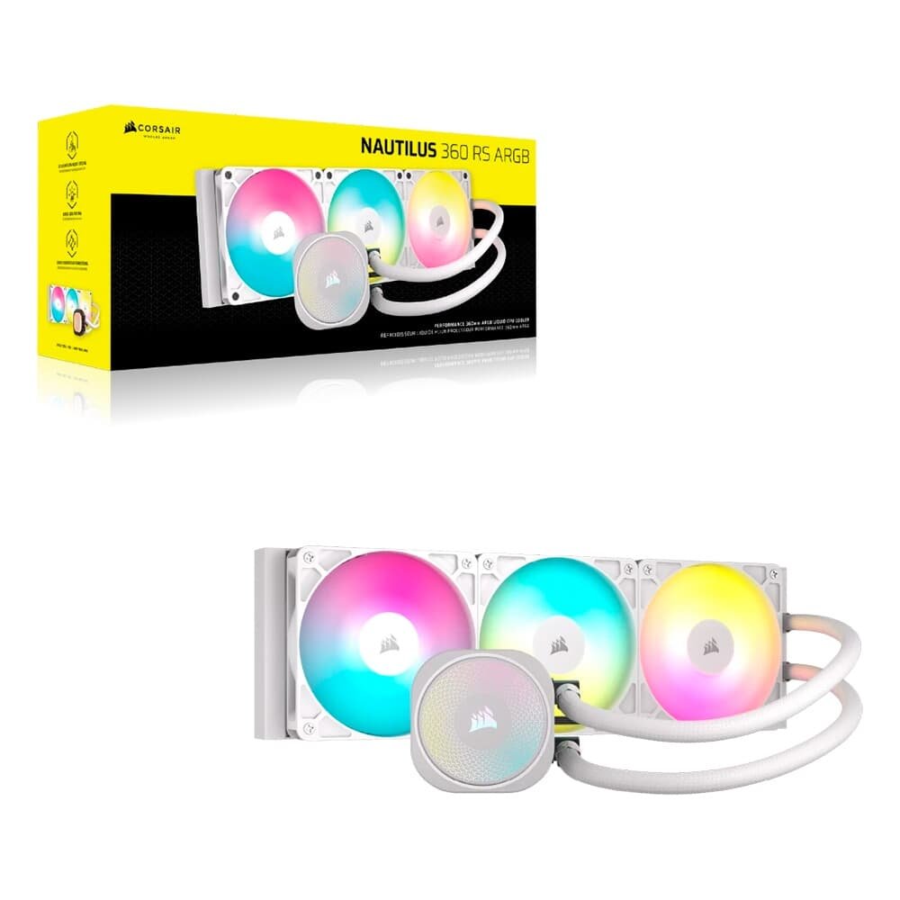 Water Cooler Corsair Nautilus White |