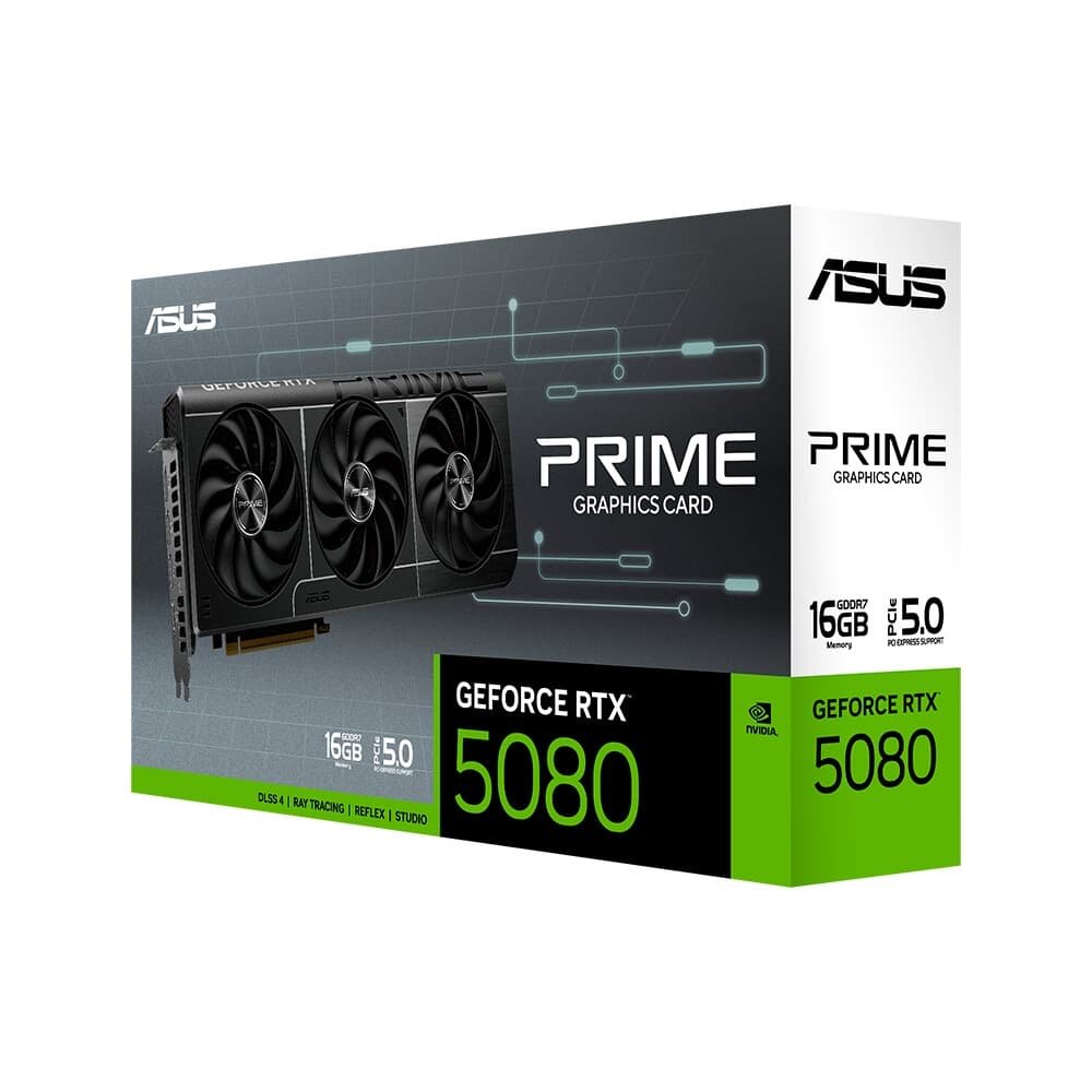 Placa de Vídeo ASUS RTX 5080 PRIME O16G | KaBuM!