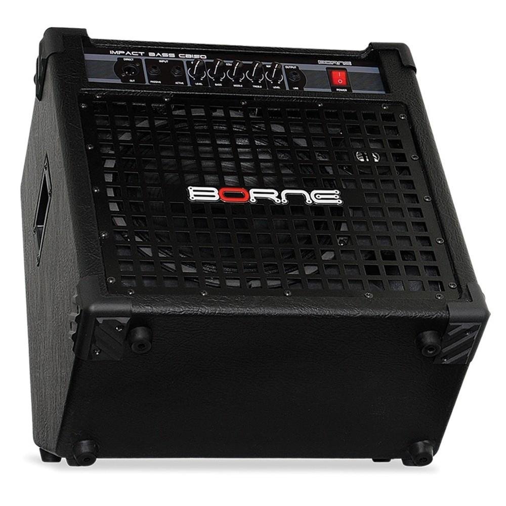 Amplificador Borne para Contra - Baixo Impact Bass CB150 Preta