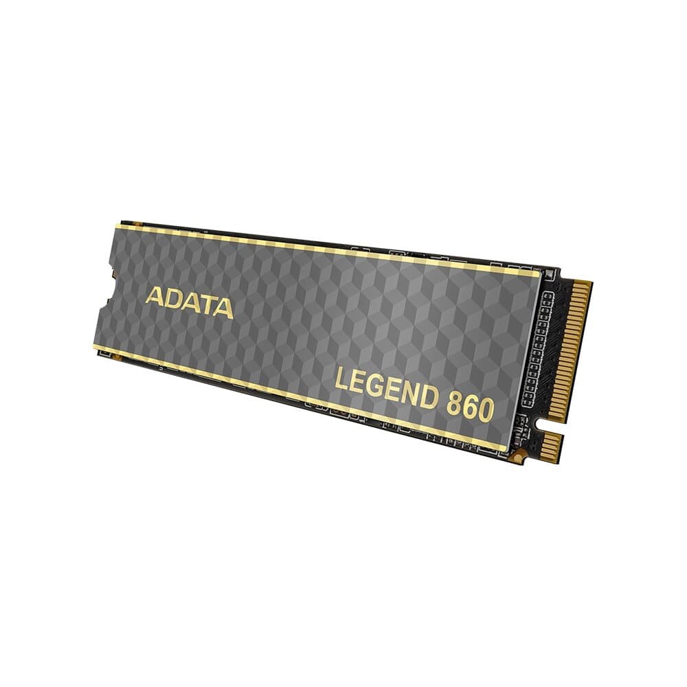 SSD Adata Legend 860, 1TB, M.2 2280, PCIe Gen 4x4, NVMe Leitura: 6000MB/s, Gravação: 5000MB/s, Compatível com PS5, Preto - SLEG-860-1000GCS