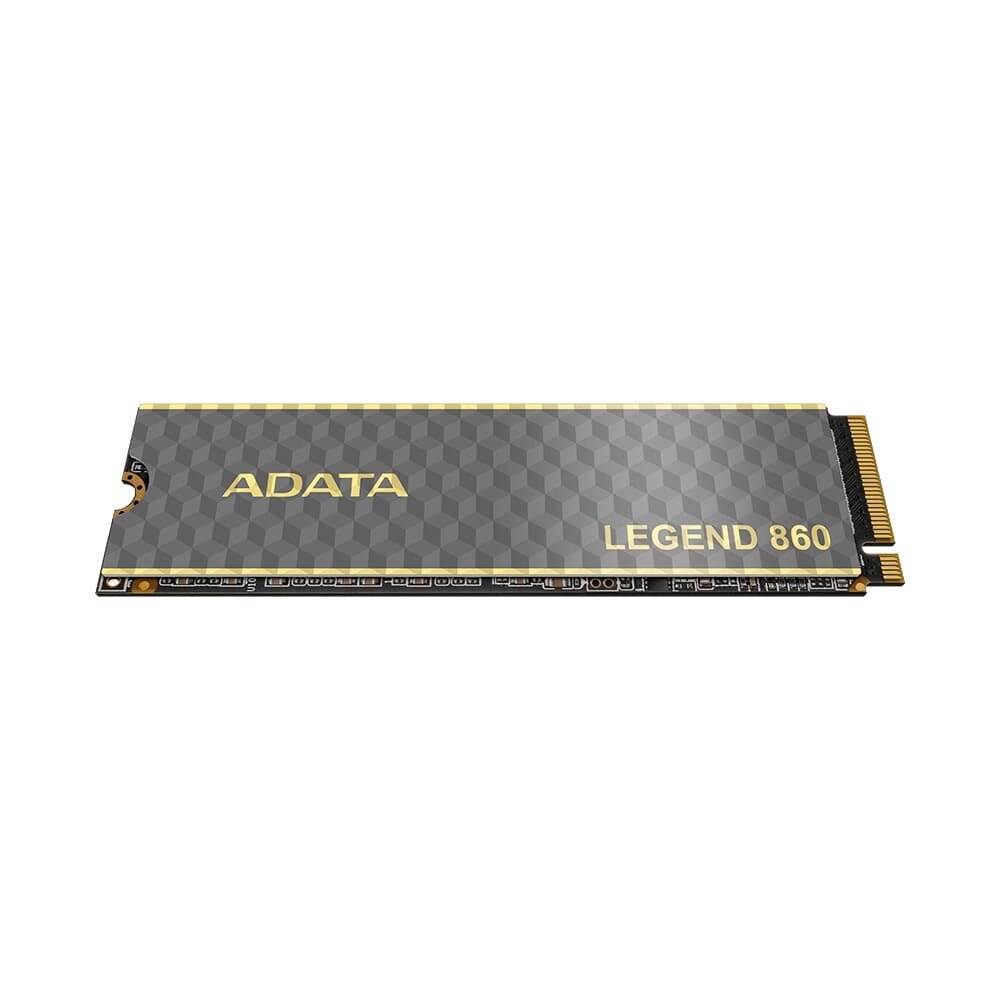 SSD Adata Legend 860, 1TB, M.2 2280, PCIe Gen 4x4, NVMe Leitura: 6000MB/s, Gravação: 5000MB/s, Compatível com PS5, Preto - SLEG-860-1000GCS