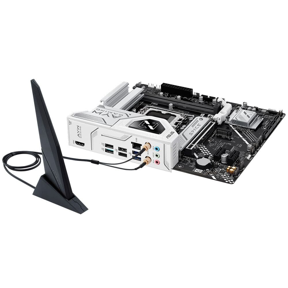 Placa Mãe ASUS B860M AYW GAMING WIFI, Intel LGA 1851, mATX, DDR5, Wi-fi, Bluetooth - B860M AYW GAMING WIFI