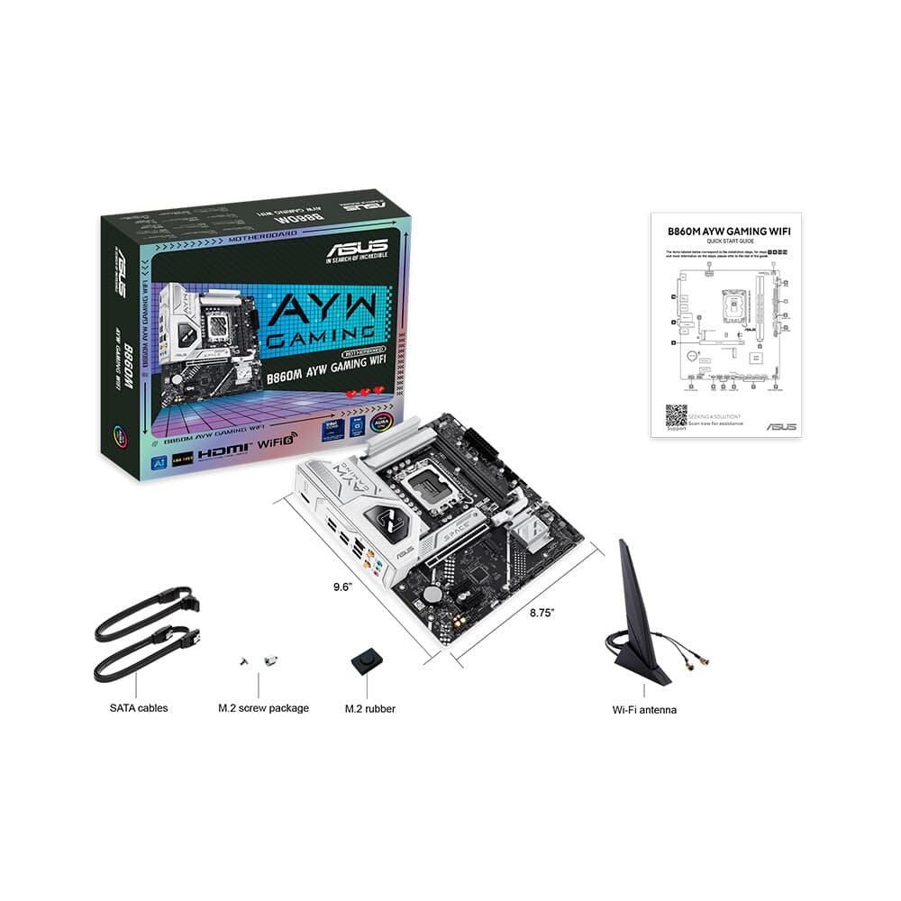 Placa-Mãe ASUS B860M-AYW GAMING WIFI | KaBuM!