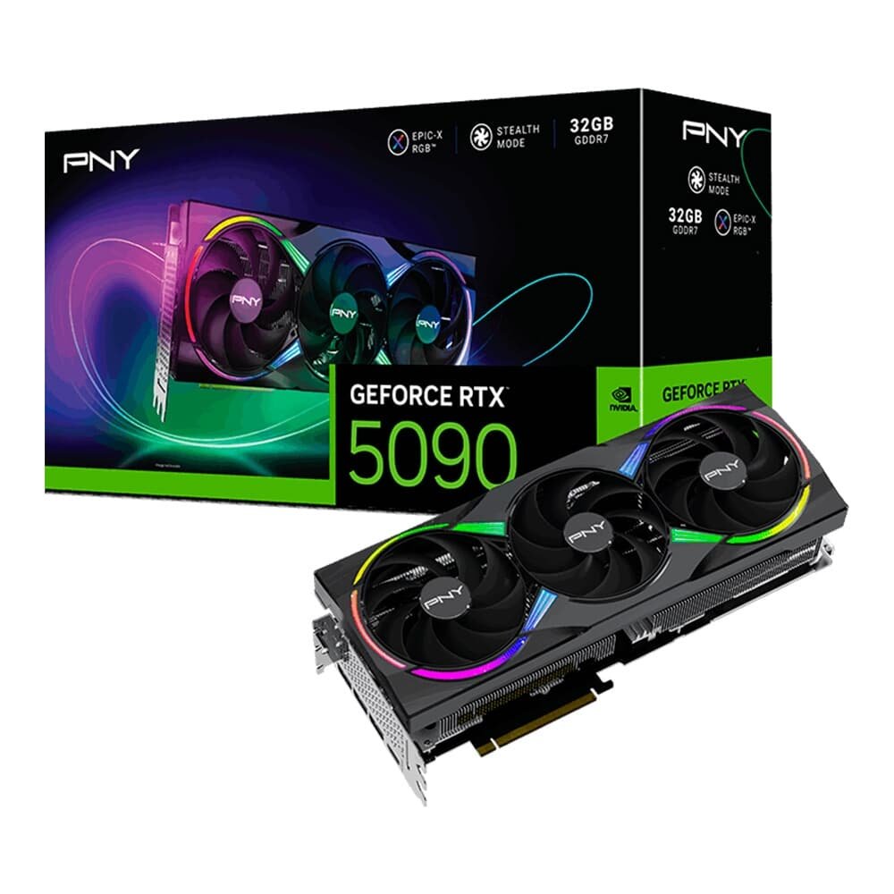 Placa de Vídeo PNY RTX 5090 EPIC-X | KaBuM!