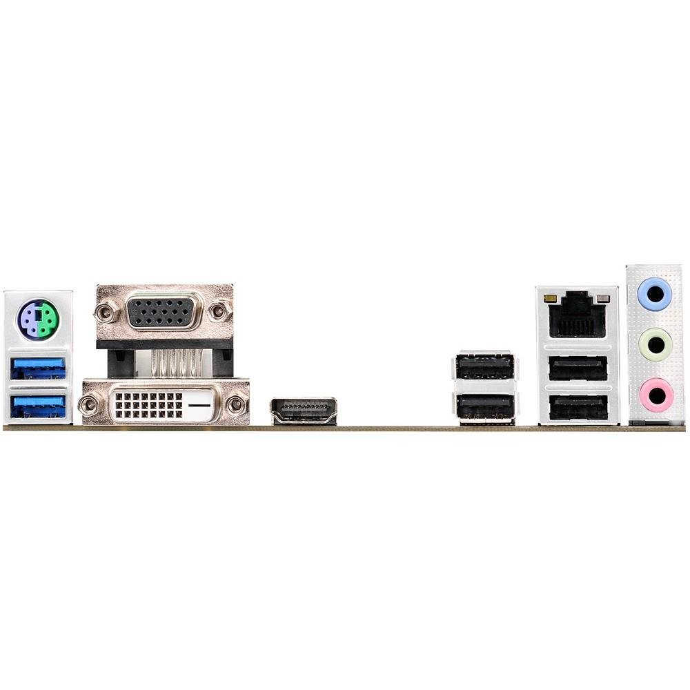 Placa-Mãe ASRock p/ Intel LGA 1151 mATX H110M-HDV D-Sub, DVI-D, HDMI, 4 x USB 3.0 Placa-Mãe ASRock p/ Intel LGA 1151 mATX H110M-HDV D-Sub, DVI-D, HDMI, 4 x USB 3.0