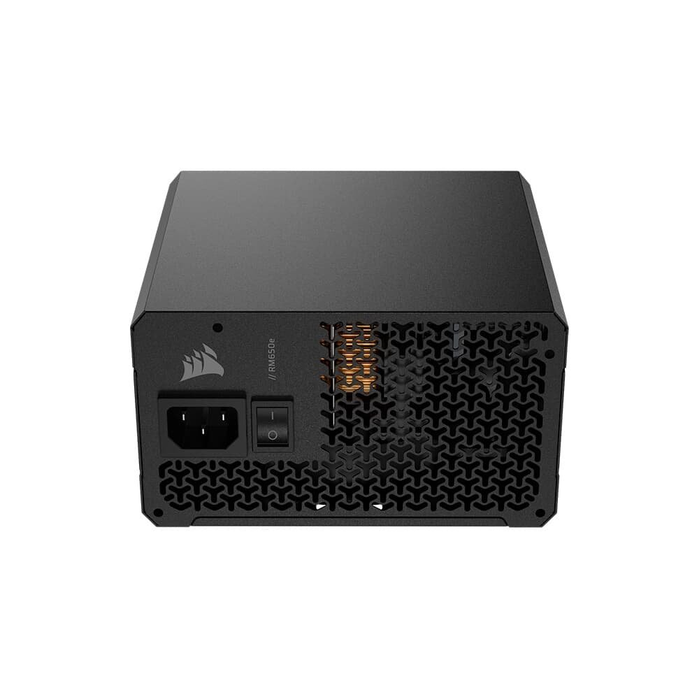 Fonte CORSAIR RM650e, 650W, Platinum, Full Modular, ATX 3.1 e PCIe 5.1, Eficiência Cybenetics Gold, Baixo ruído, Preto - CP-9020302-BR Fonte CORSAIR RM650e, 650W, Platinum, Full Modular, ATX 3.1 e PCIe 5.1, Eficiência Cybenetics Gold, Baixo ruído, Preto - CP-9020302-BR
