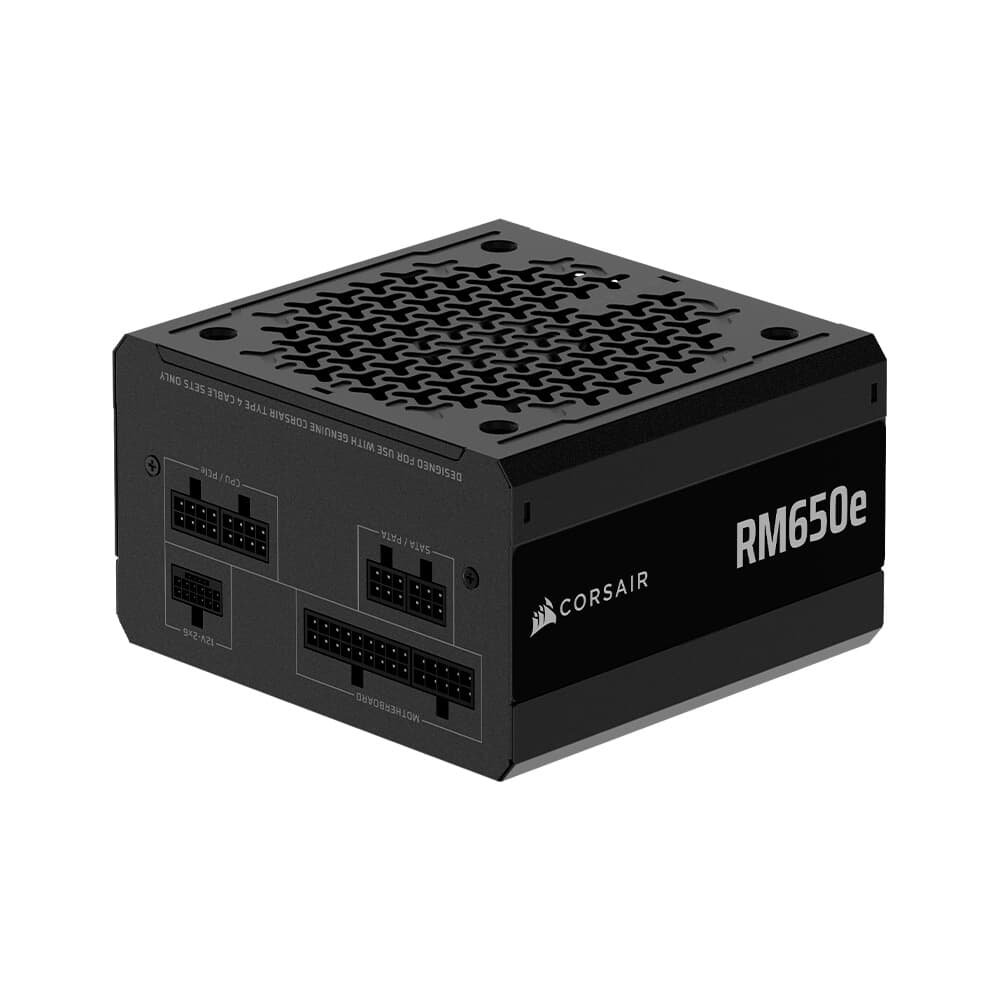 Fonte CORSAIR RM650e, 650W, Platinum, Full Modular, ATX 3.1 e PCIe 5.1, Eficiência Cybenetics Gold, Baixo ruído, Preto - CP-9020302-BR Fonte CORSAIR RM650e, 650W, Platinum, Full Modular, ATX 3.1 e PCIe 5.1, Eficiência Cybenetics Gold, Baixo ruído, Preto - CP-9020302-BR