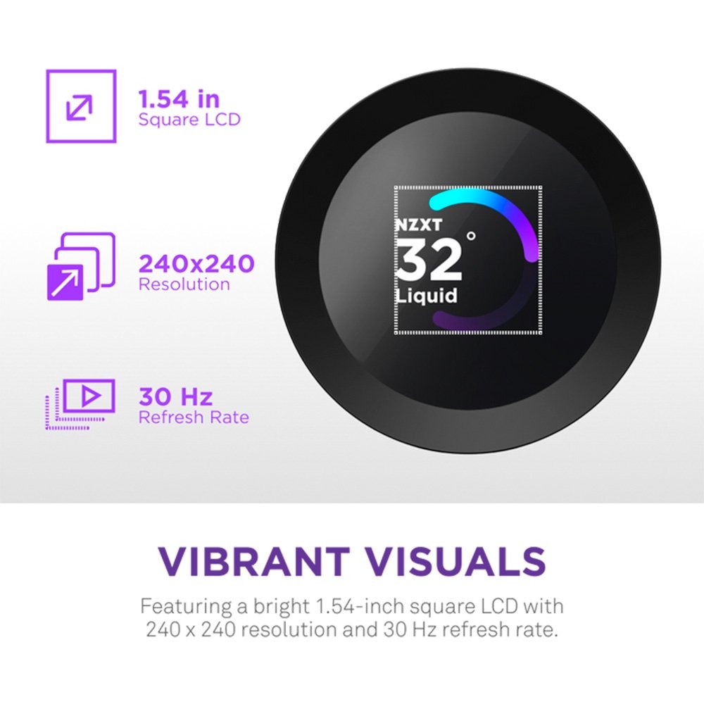 Water Cooler NZXT Kraken Plus RGB 360mm | KaBuM!