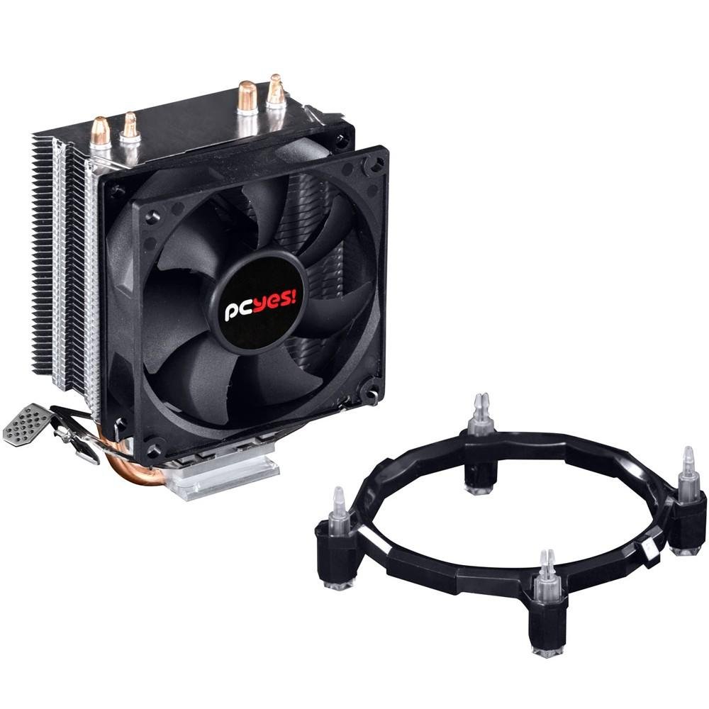 Cooler para Processador PCYES Zero K Z1 80mm sem LED AMD/Intel - ACZK180 Cooler para Processador PCYES Zero K Z1 80mm sem LED AMD/Intel - ACZK180