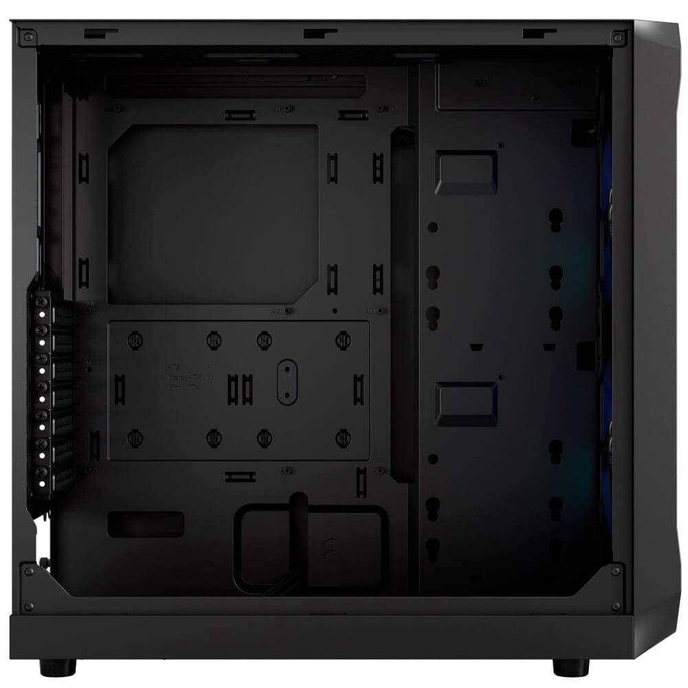 Gabinete Gamer Fractal Design Focus 2 RGB, Mid Tower, ATX, Lateral em Vidro, Preto - FD-C-FOC2A-03 Gabinete Gamer Fractal Design Focus 2 RGB, Mid Tower, ATX, Lateral em Vidro, Preto - FD-C-FOC2A-03