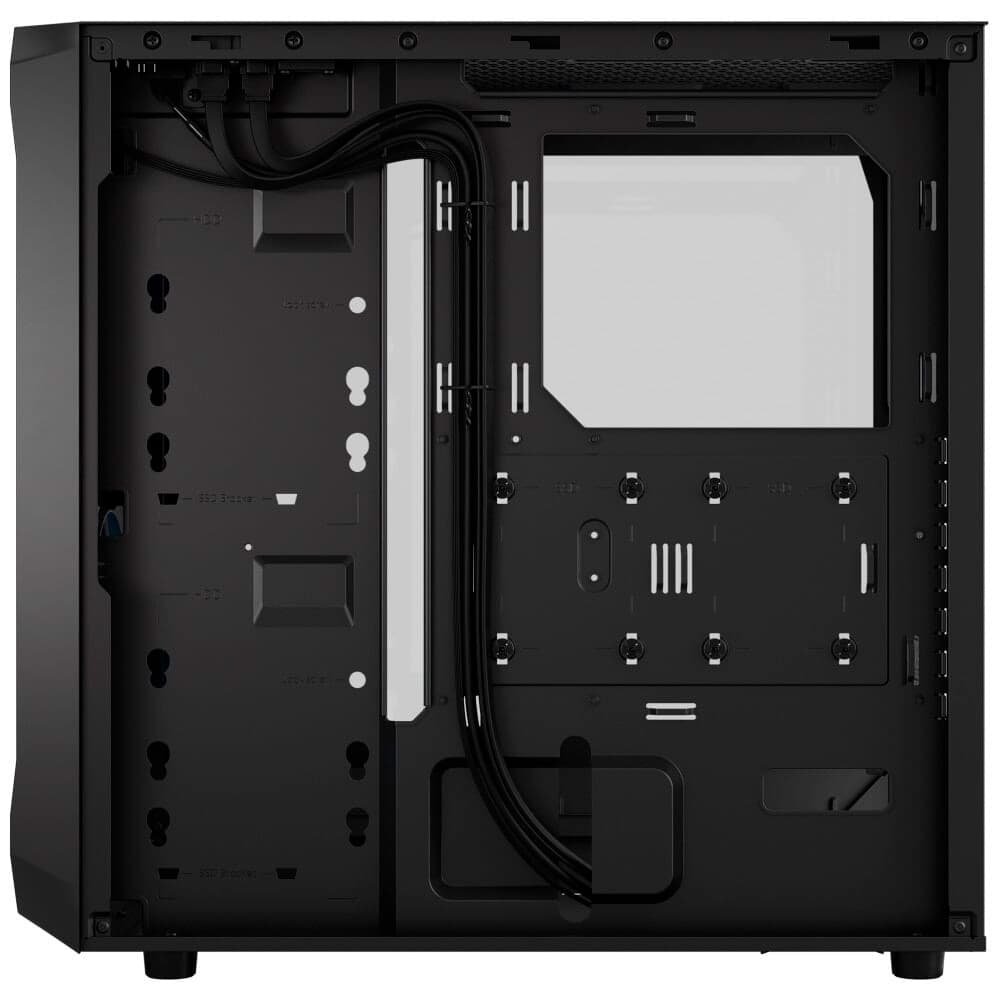 Gabinete Gamer Fractal Design Focus 2 RGB, Mid Tower, ATX, Lateral em Vidro, Preto - FD-C-FOC2A-03 Gabinete Gamer Fractal Design Focus 2 RGB, Mid Tower, ATX, Lateral em Vidro, Preto - FD-C-FOC2A-03