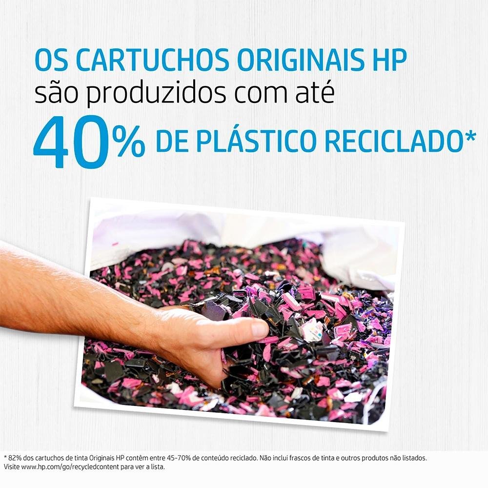 Cartucho de Tinta HP 664 Deskjet 2136, 2676, 3776, 5076 e 5276, Preto - F6V29AB Cartucho de Tinta HP 664 Deskjet 2136, 2676, 3776, 5076 e 5276, Preto - F6V29AB