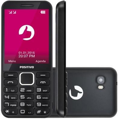 Celular Positivo P28, Tela 2.8´, 32MB, Câmera com Flash, MP3, FM, Dual Chip, Preto, Desbloqueado Menor preço em Celular Positivo P28, Tela 2.8´, 32MB, Câmera com Flash, MP3, FM, Dual Chip, Preto, Desbloqueado