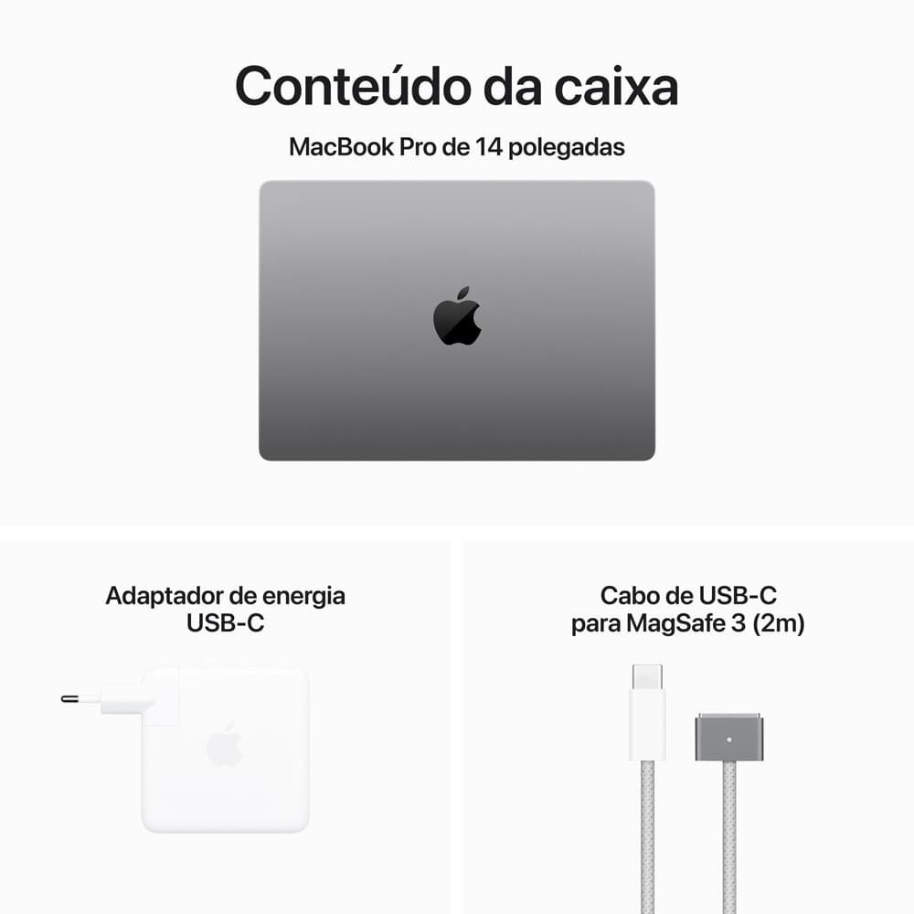 Notebook Apple MacBook Pro M3 | Compre já no KaBuM