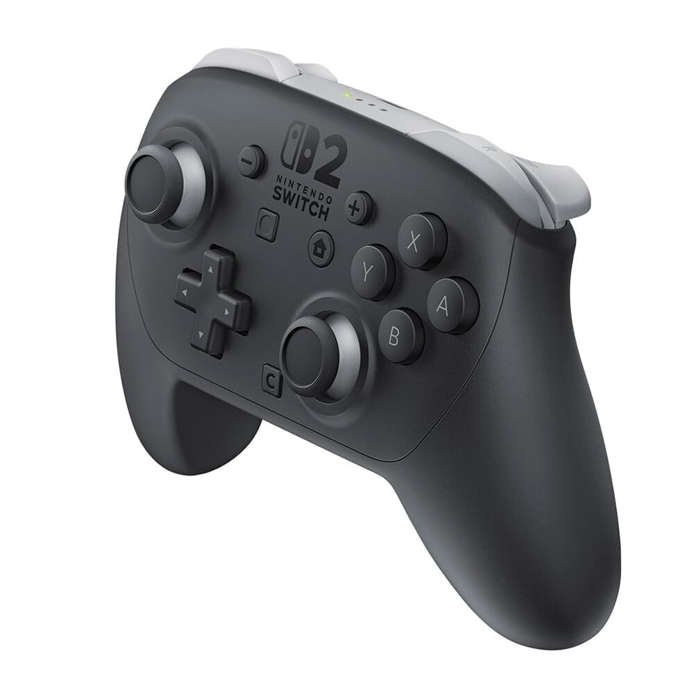 Controle Nintendo Pro para Nintendo Switch 2, Preto e Branco Controle Nintendo Pro para Nintendo Switch 2, Preto e Branco