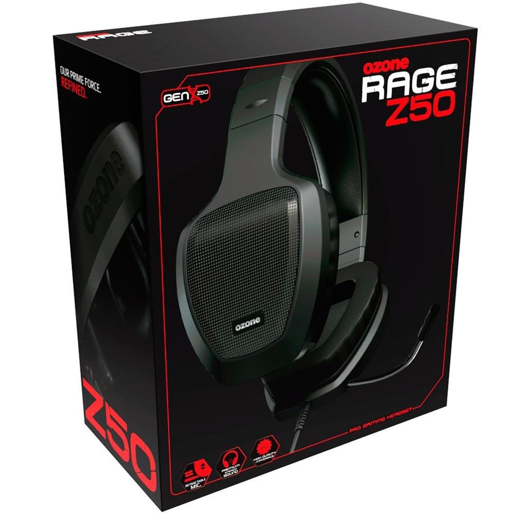 Headset Gamer Ozone Gaming Gear Rage Z50 Preto