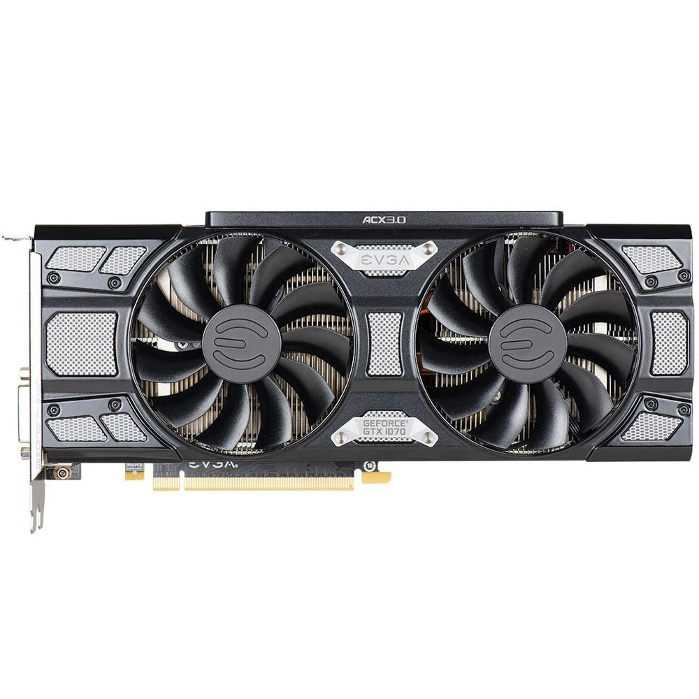 Placa de Vídeo EVGA NVIDIA GeForce GTX 1070 SC Gaming 8GB, GDDR5 - 08G-P4-5173-KR