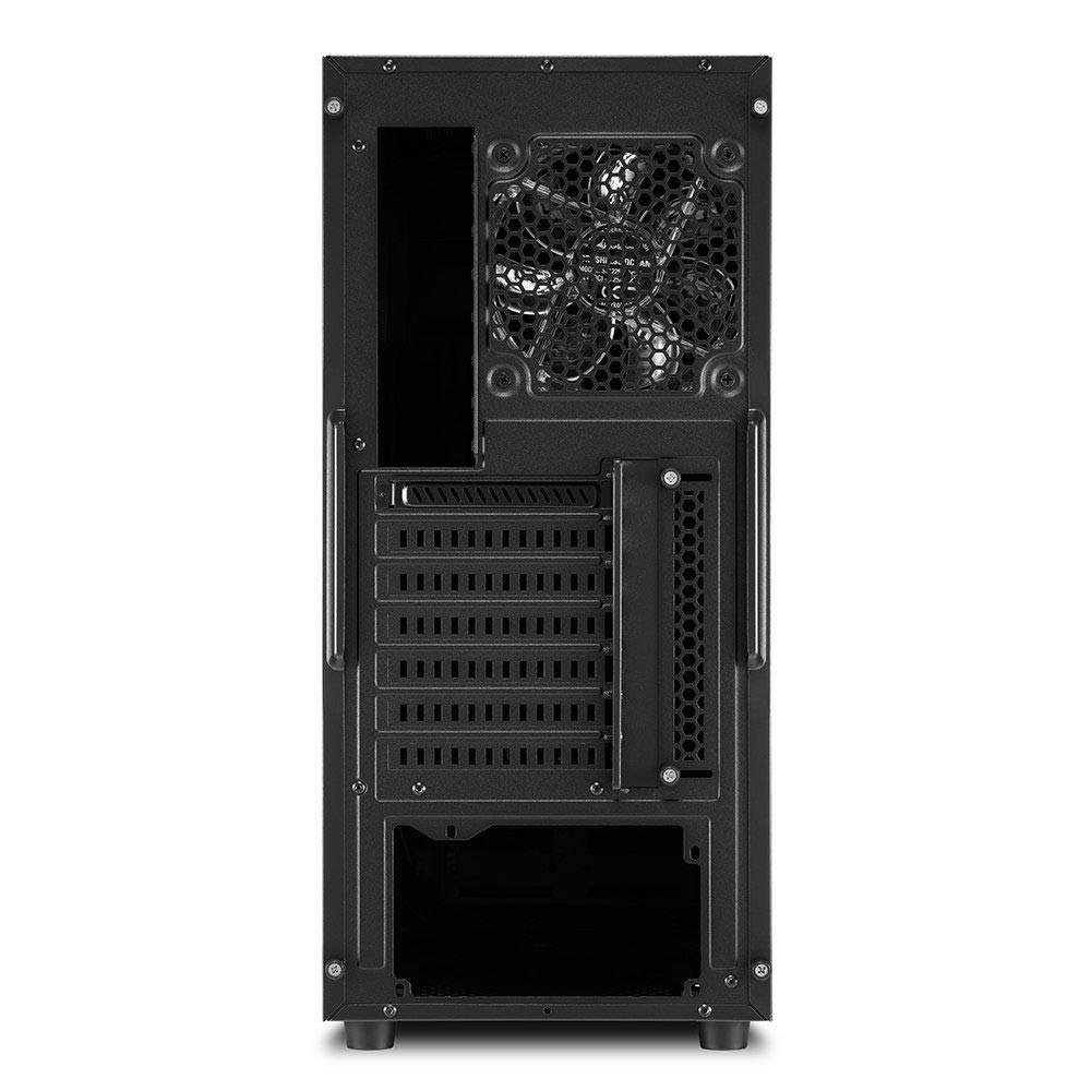 Gabinete ATX Sharkoon Som Virtual 7.1 Integrado, USB 3.0, Preto - M25-W Gabinete ATX Sharkoon Som Virtual 7.1 Integrado, USB 3.0, Preto - M25-W