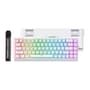 Teclado Magnético Gamer Mchose Ace 68, RGB, Hall Effect, USB-C, Branco- MC-Ace68-24
