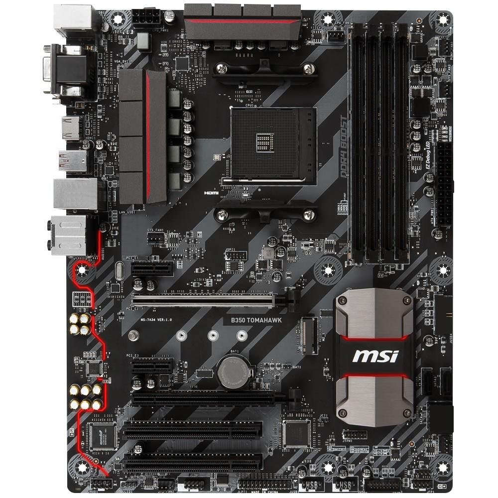 Placa-Mãe MSI B350 Tomahawk, AMD AM4, ATX, DDR4