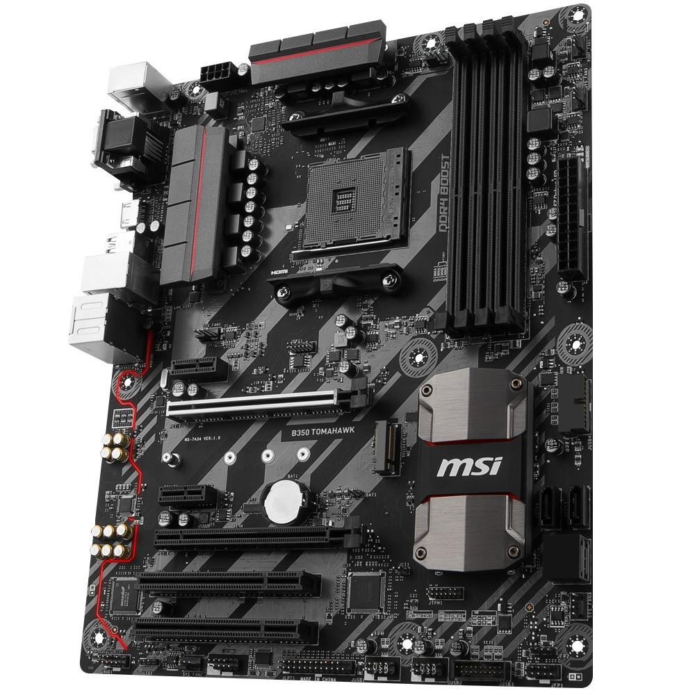 Placa-Mãe MSI B350 Tomahawk, AMD AM4, ATX, DDR4