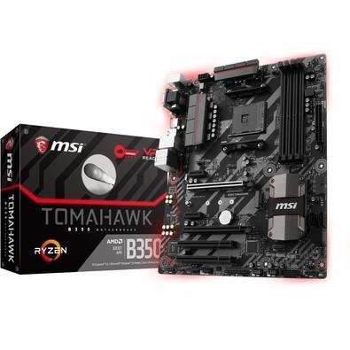 Placa-Mãe MSI B350 Tomahawk, AMD AM4, ATX, DDR4