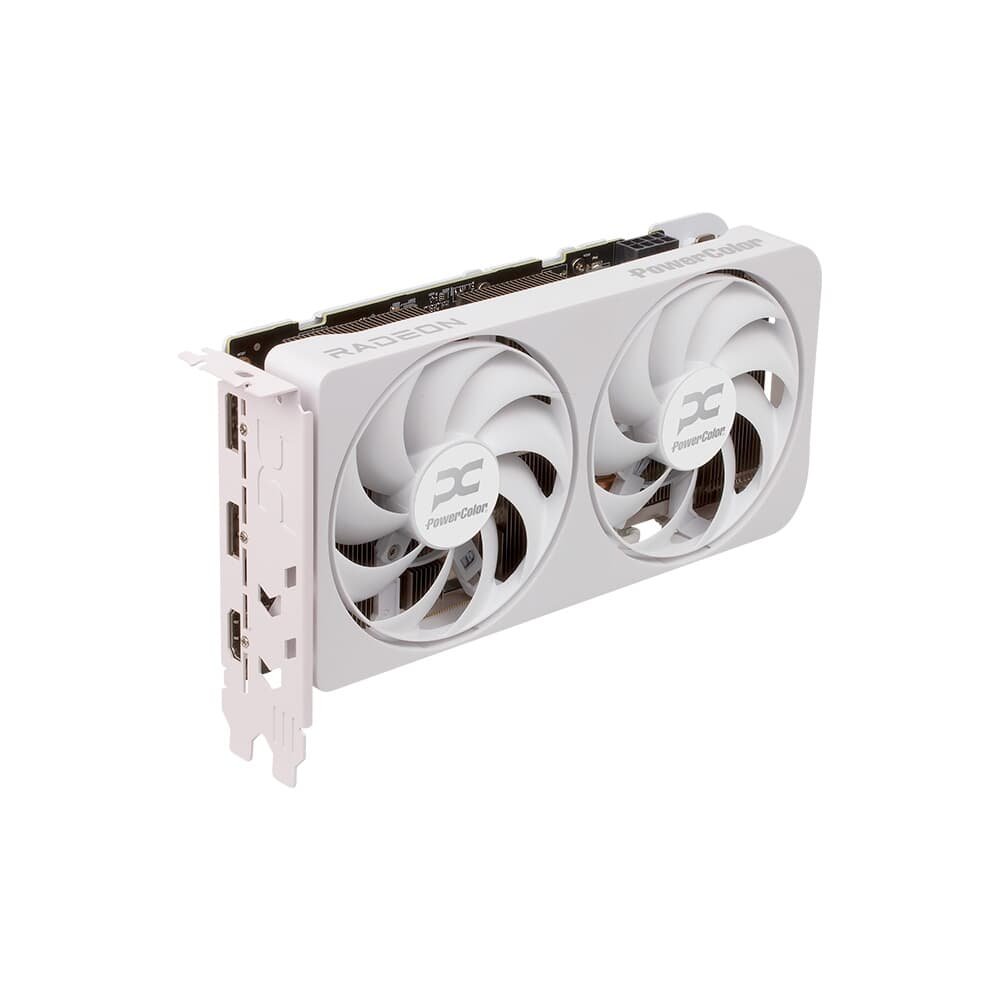 Placa de Vídeo PowerColor RX 9060 XT Reaper White AMD Radeon, 16GB, GDDR6, 128bits, OpenGL 4.6, RDNA 4 - RX9060XT 16G-A/WHITE Placa de Vídeo PowerColor RX 9060 XT Reaper White AMD Radeon, 16GB, GDDR6, 128bits, OpenGL 4.6, RDNA 4 - RX9060XT 16G-A/WHITE