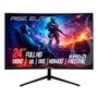 Monitor Gamer Curvo Rise Mode Prime 24", Full HD, 180Hz, 1ms, IPS, FreeSync, HDR 400, HDMI e VGA, Preto - RM-MOG-24C180FH-B