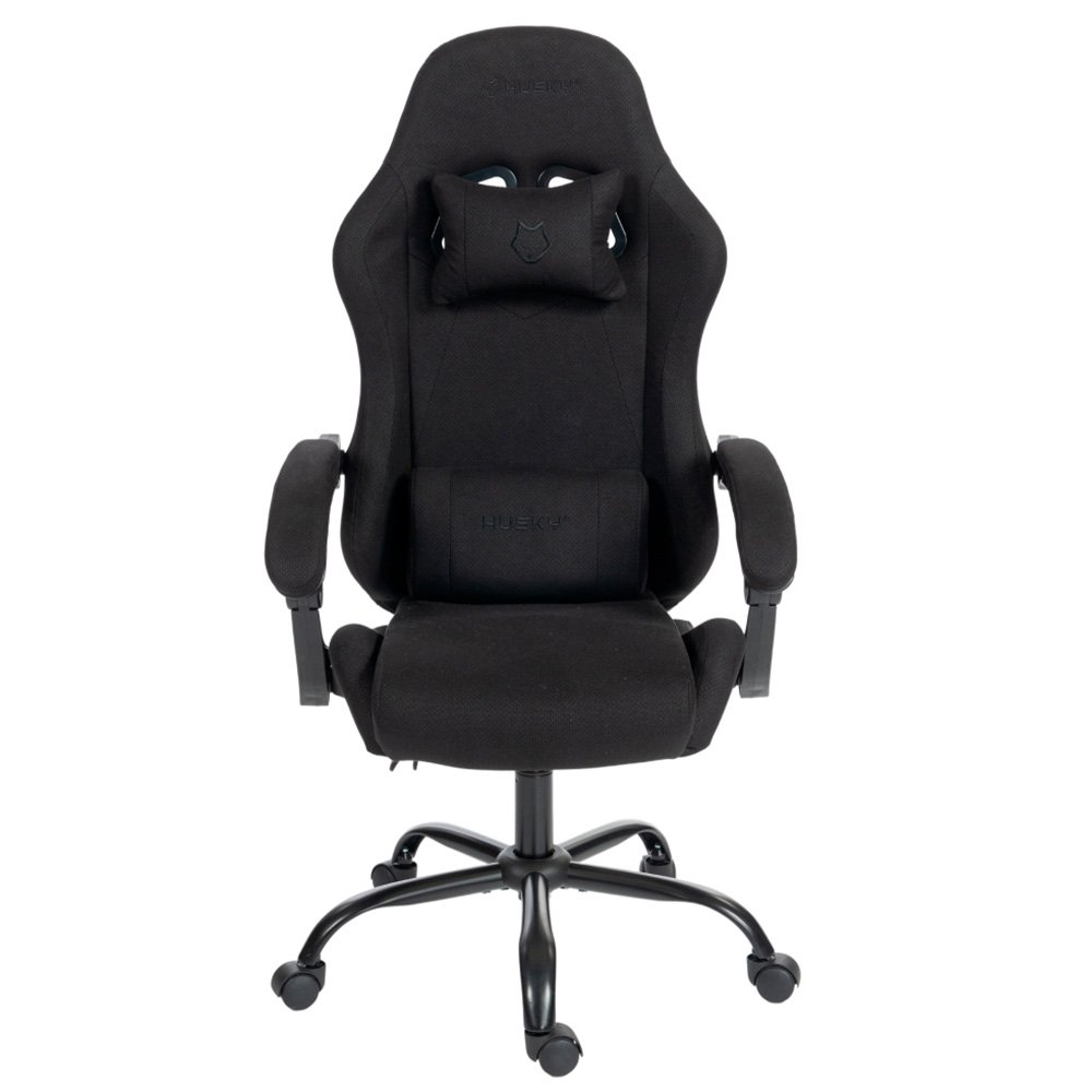 Cadeira Gamer Husky Storm 100, Até 120kg, Almofadas, Reclinável 135º, Tecido, Preta - HCG100PTT - view 2