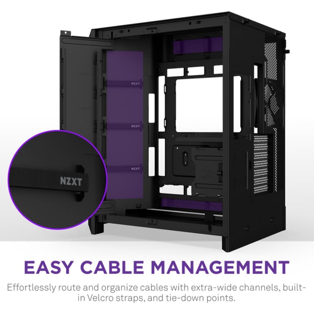 Gabinete NZXT H9 Flow RGB Plus | KaBuM!