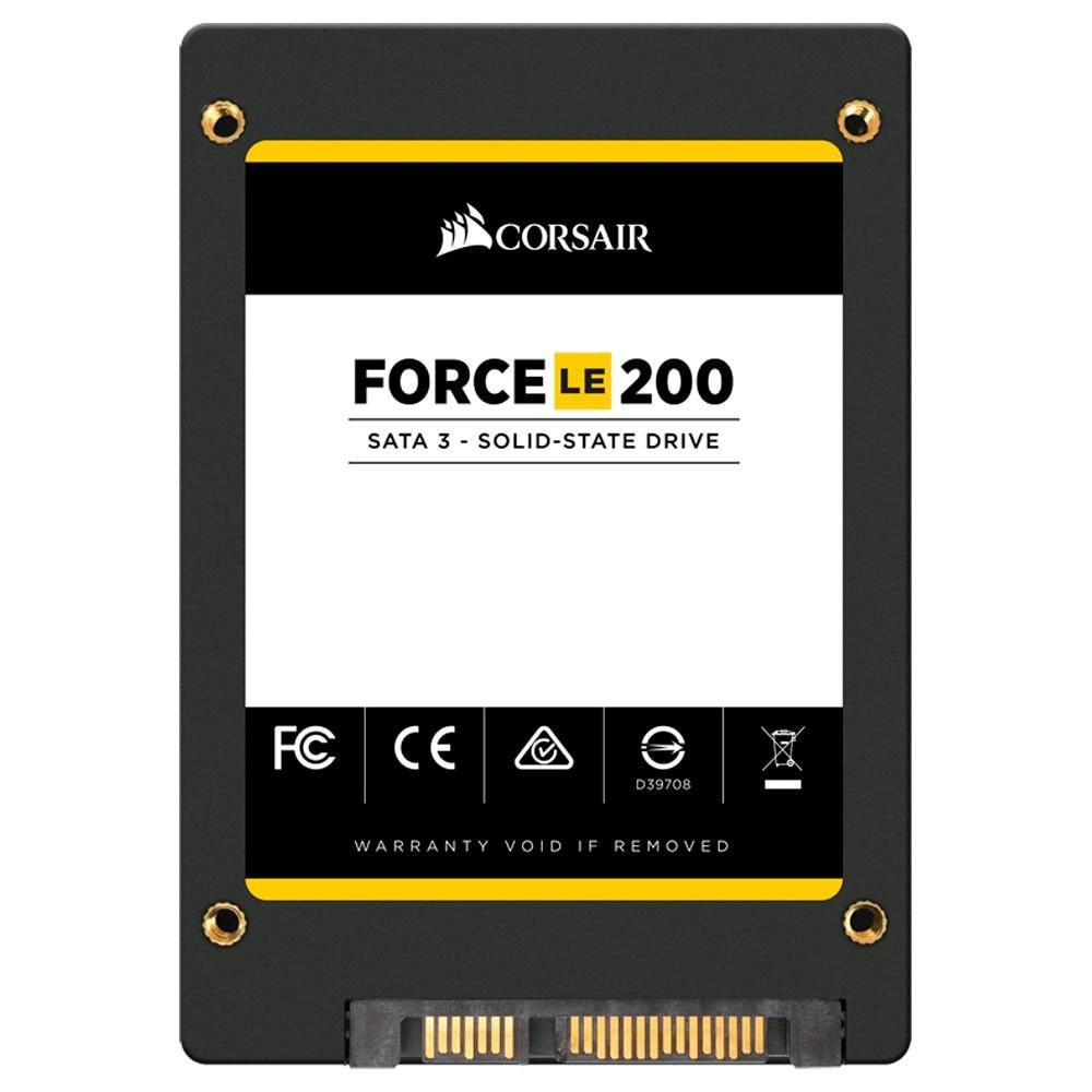 SSD Corsair Force Series LE200, 120GB, SATA, Leitura 550MB/s, Gravação 500MB/s - CSSD-F120GBLE200C SSD Corsair Force Series LE200, 120GB, SATA, Leitura 550MB/s, Gravação 500MB/s - CSSD-F120GBLE200C