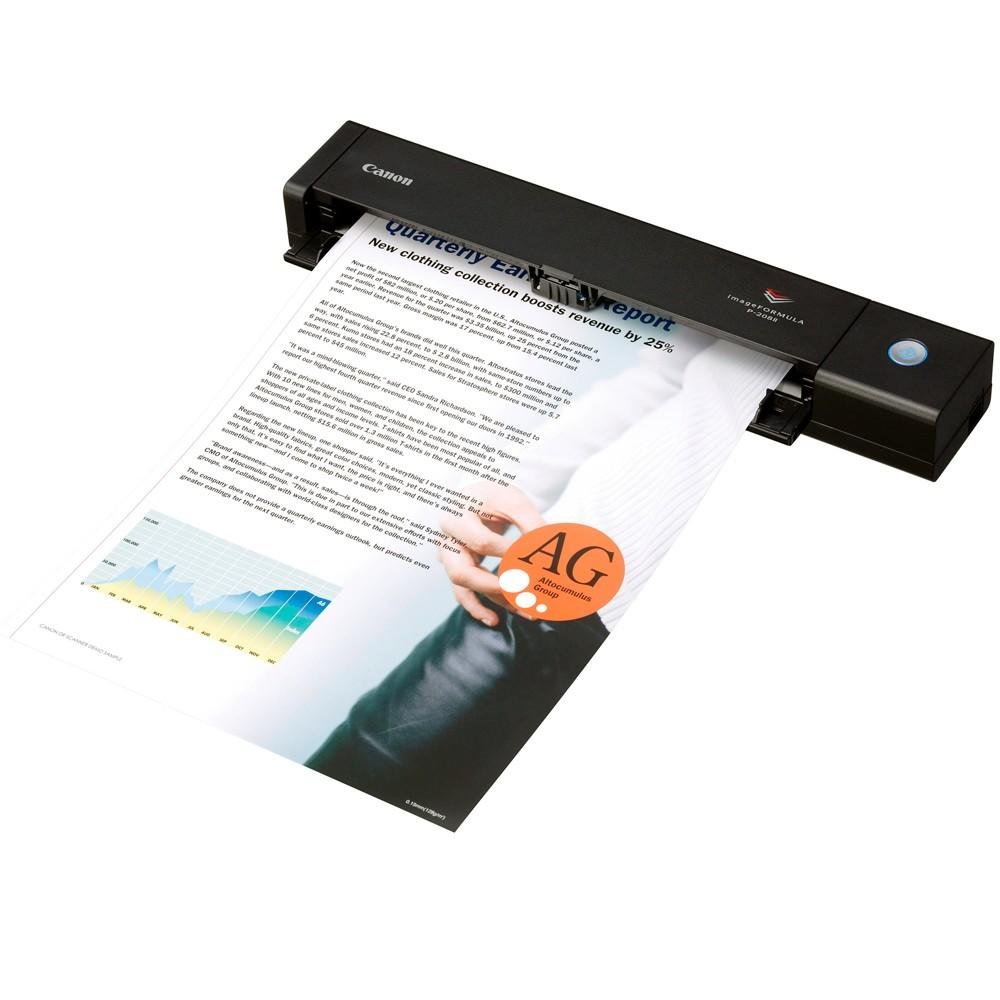 Scanner Portátil Canon, USB, Preto - P-208II