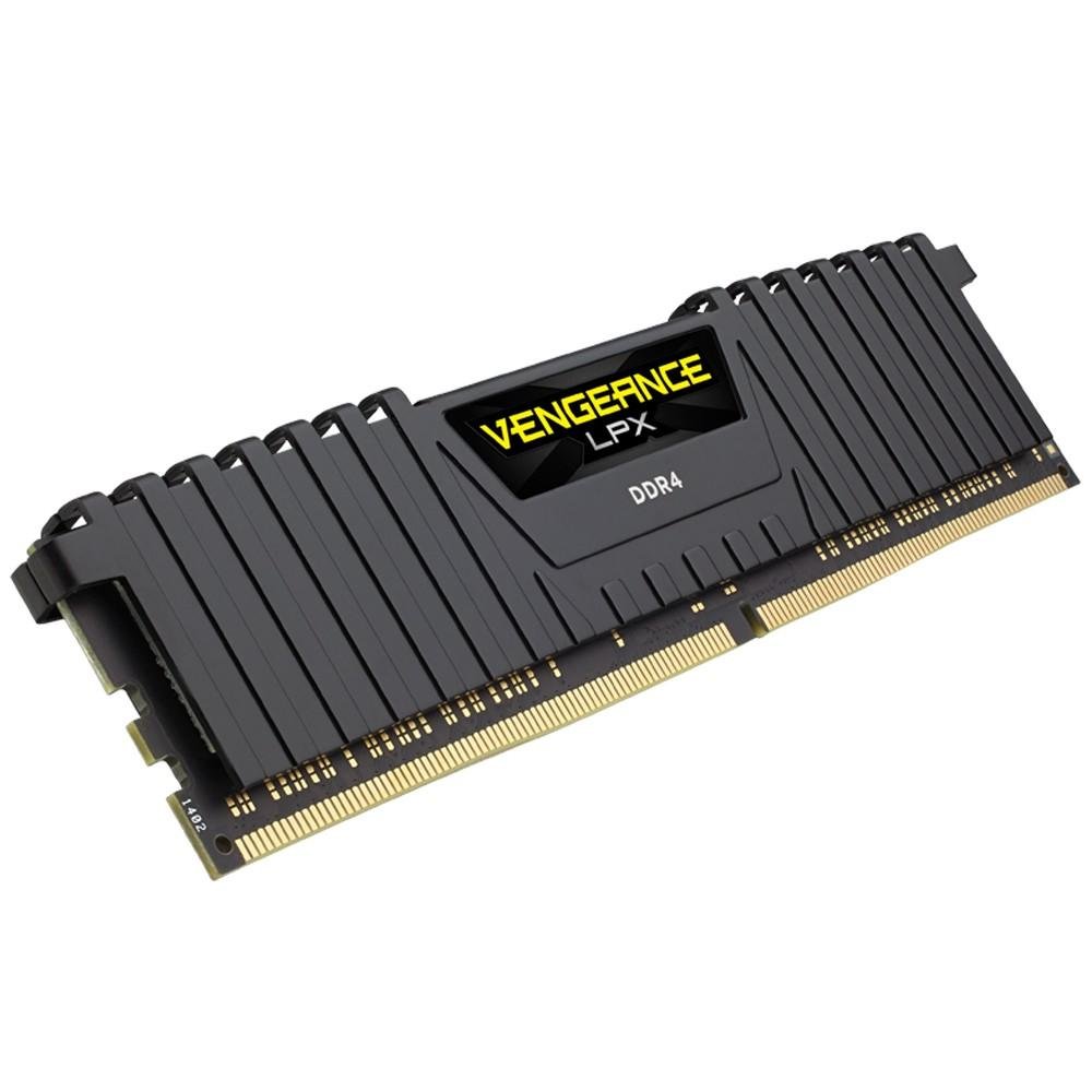 Memória Corsair Vengeance LPX 8GB (2x4GB) 3000Mhz DDR4 CL15 Black - CMK8GX4M2B3000C15