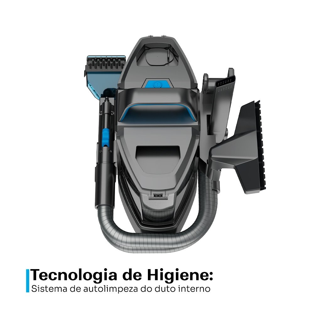 Extratora de Sujeira KABUM! smart Fiber Pro, Pulveriza, Esfrega e Extrai, Com Sistema de Autolimpeza, Sucção Forte 11KPa, 220V - KSEL020