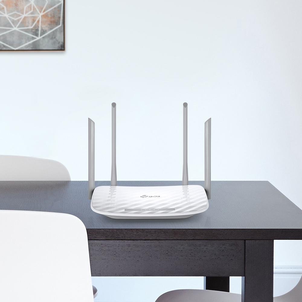 Roteador TP-Link Wireless Dual Band AC1200 com 4 antenas Branco - Archer C50