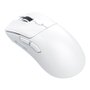 Mouse Gamer sem Fio Attack Shark R1 Ultraleve e design Ergonômico, Tri-Mode, 18.000 DPI, Sensor Óptico PAW3311, 6 Botões - Branco