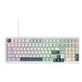 Teclado Mecânico Gamer Attack Shark X98, Layout 98 Teclas, RGB, Starlight White, Branco - AS-X98-SL-WT