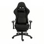 Cadeira Gamer Husky Tempest 4D, Até 145kg, Braços 4D, Almofadas, Reclinável 150º, Tecido, Descanso para Pés, Preta Tecido - HCG700PTT4D
