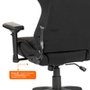 Cadeira Gamer Husky Tempest 4D, Até 145kg, Braços 4D, Almofadas, Reclinável 150º, Tecido, Descanso para Pés, Preta Tecido - HCG700PTT4D